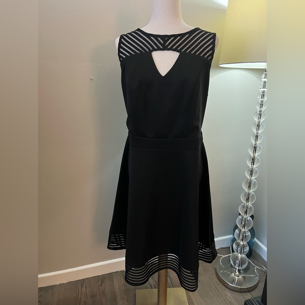 City Chic Elegant Stripe dress